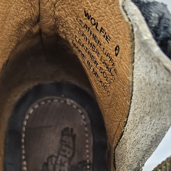 Freebird Wolfie Black distressed Western Ankle Bootie Size 6 - Picture 15 of 15